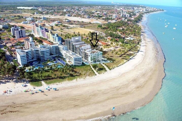 Chaves do Paraíso - Apartamentos de 2 quartos de 69m² a 75m² na beira mar da praia de Ponta de Campina