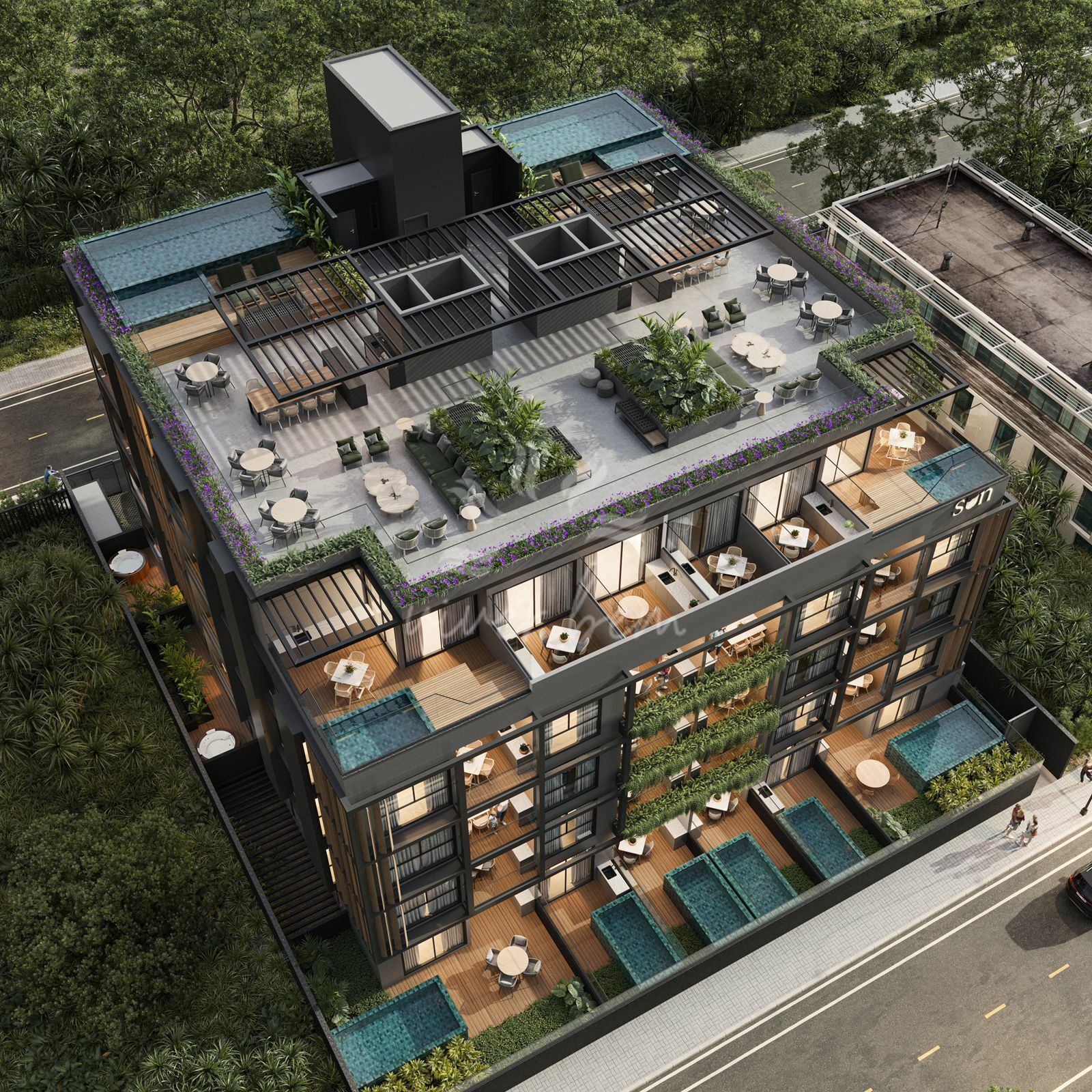 Sun Smart Residence - Apartamento beira-mar de Intermares
