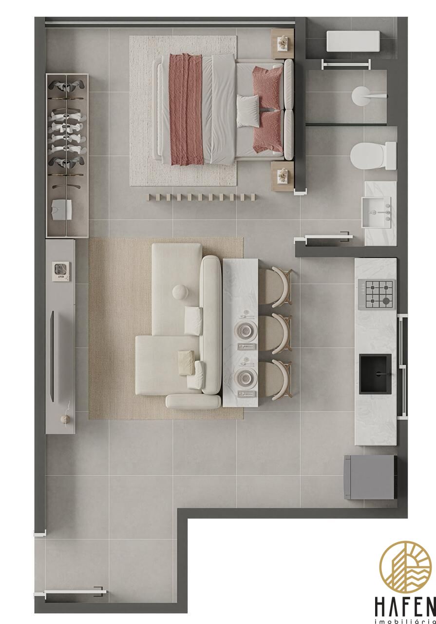 Apartamento, 1 quarto, 34 m² - Foto 18