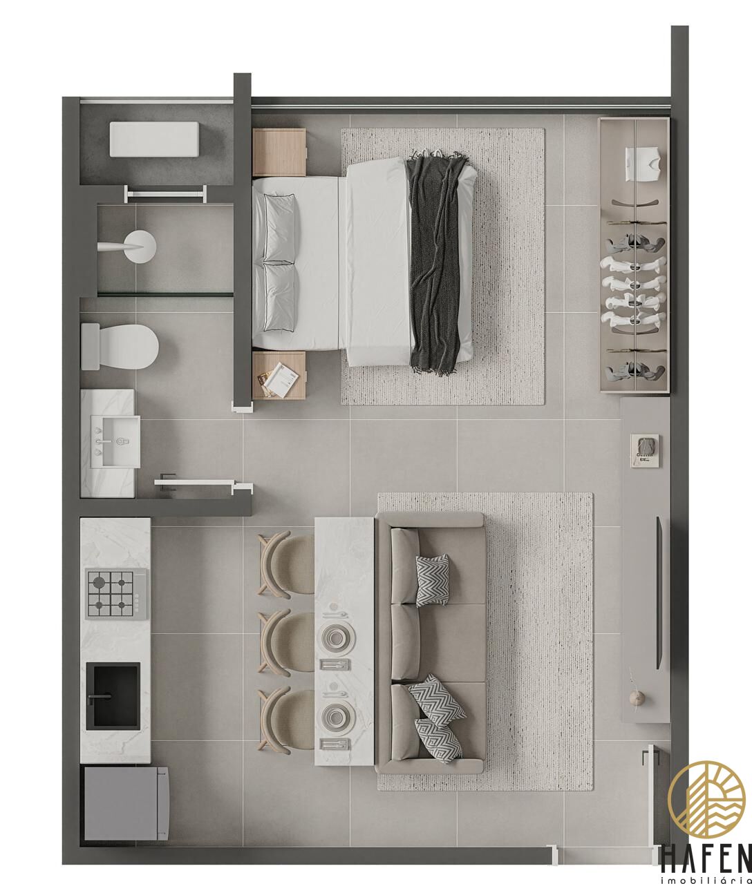Apartamento, 1 quarto, 34 m² - Foto 20