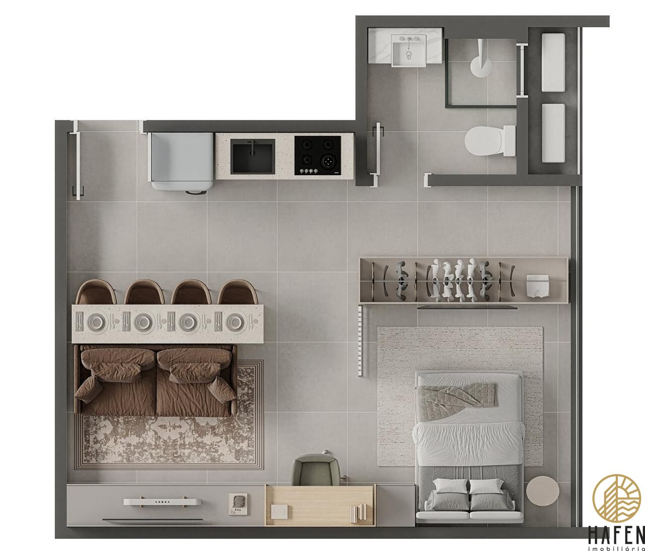 Apartamento, 1 quarto, 34 m² - Foto 17