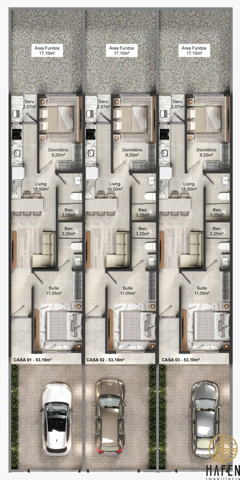 Casa, 2 quartos, 53 m² - Foto 5