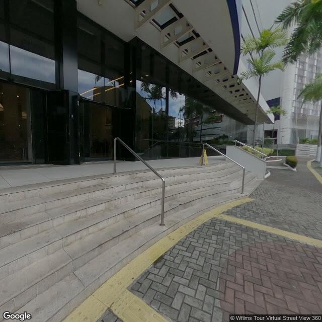 Imagem estática do "Street View" da localização