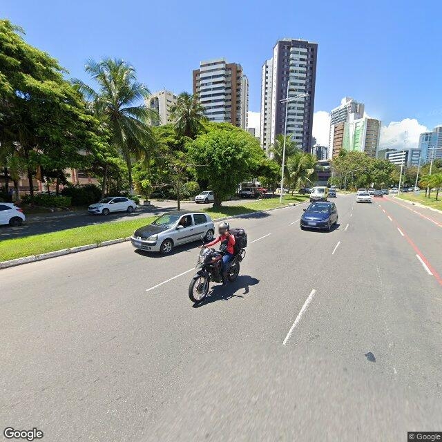 Imagem estática do "Street View" da localização