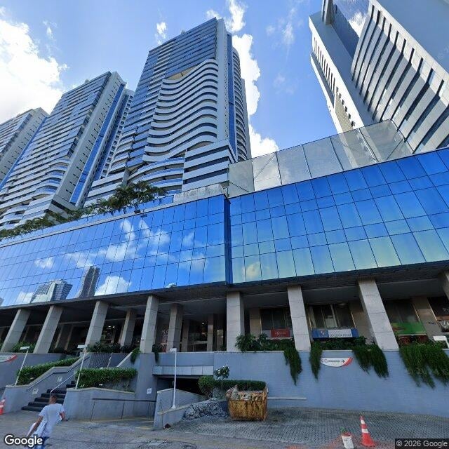 Imagem estática do "Street View" da localização