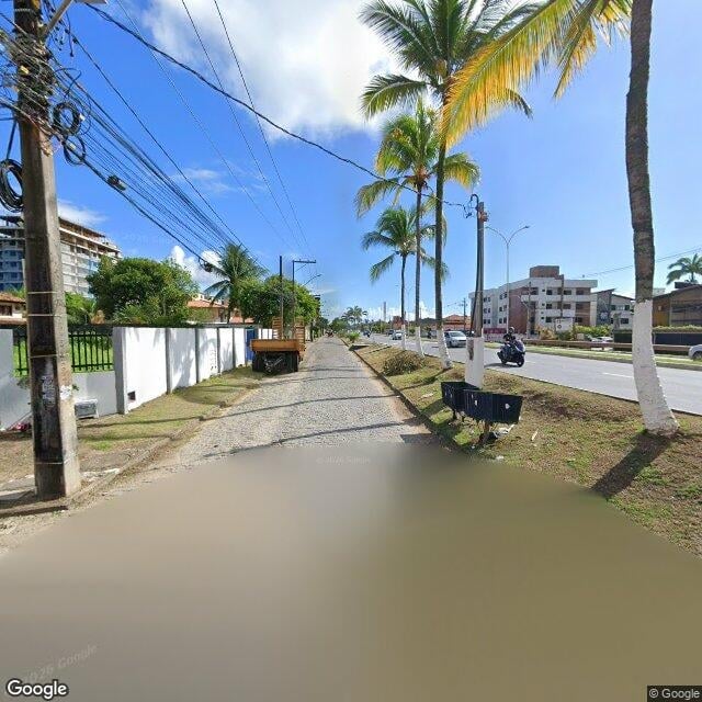 Imagem estática do "Street View" da localização