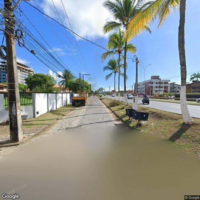 Imagem estática do "Street View" da localização