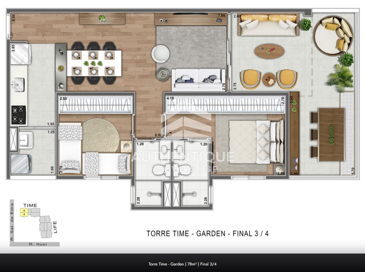 Apartamento, 2 quartos, 66 m² - Foto 15