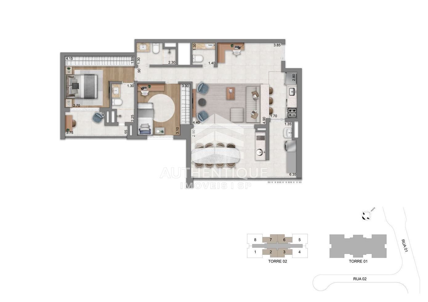Apartamento, 3 quartos, 95 m² - Foto 21