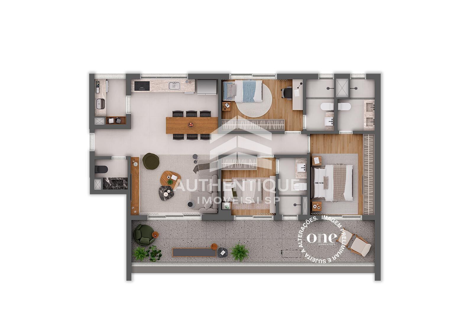 Apartamento, 1 quarto, 46 m² - Foto 22