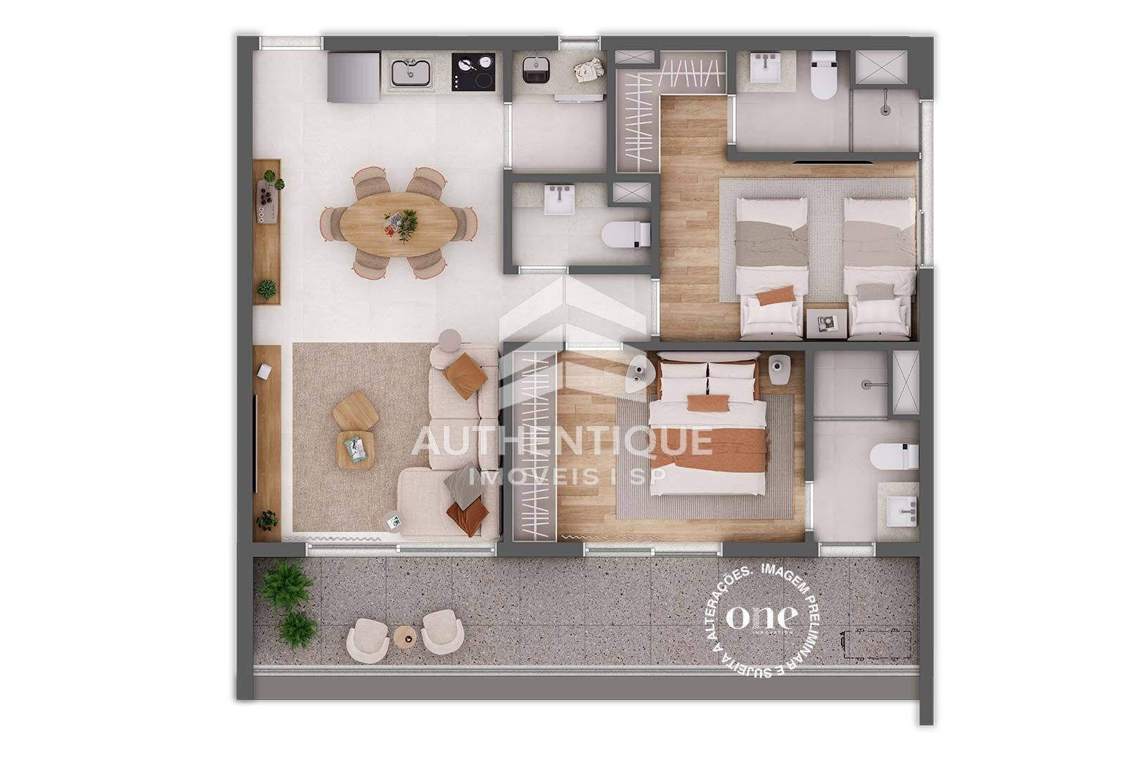 Apartamento, 1 quarto, 46 m² - Foto 20