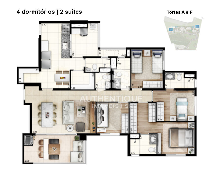 Apartamento, 4 quartos, 129 m² - Foto 16