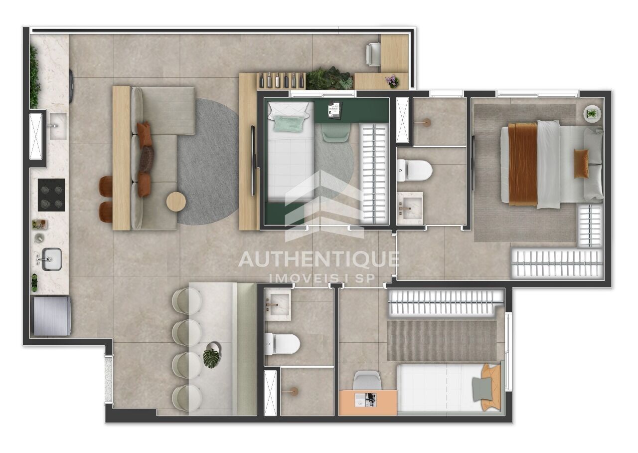 Apartamento, 3 quartos, 100 m² - Foto 34