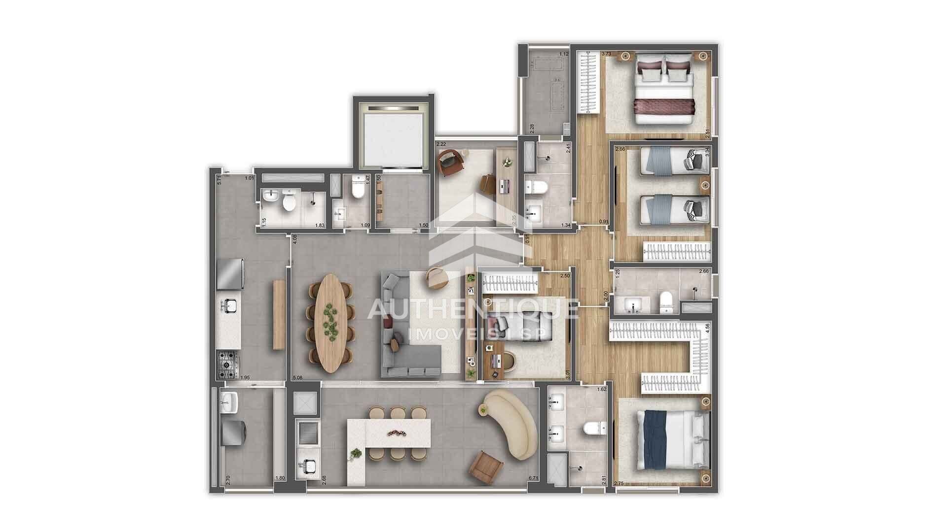 Apartamento, 2 quartos, 180 m² - Foto 16