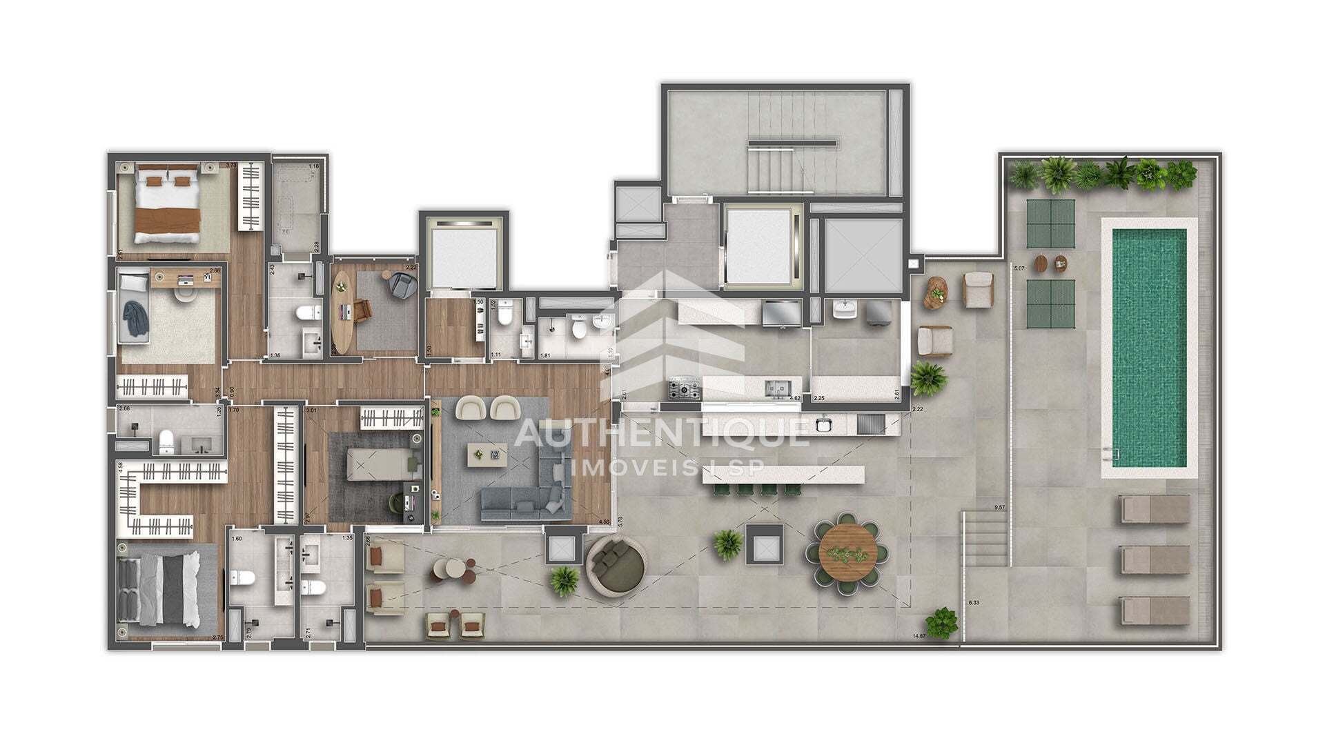 Apartamento, 2 quartos, 180 m² - Foto 18