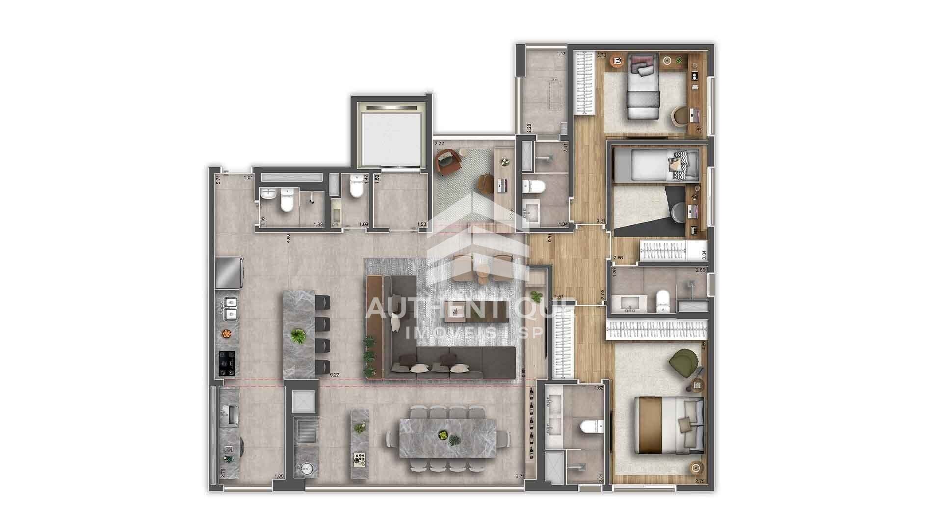 Apartamento, 2 quartos, 180 m² - Foto 17