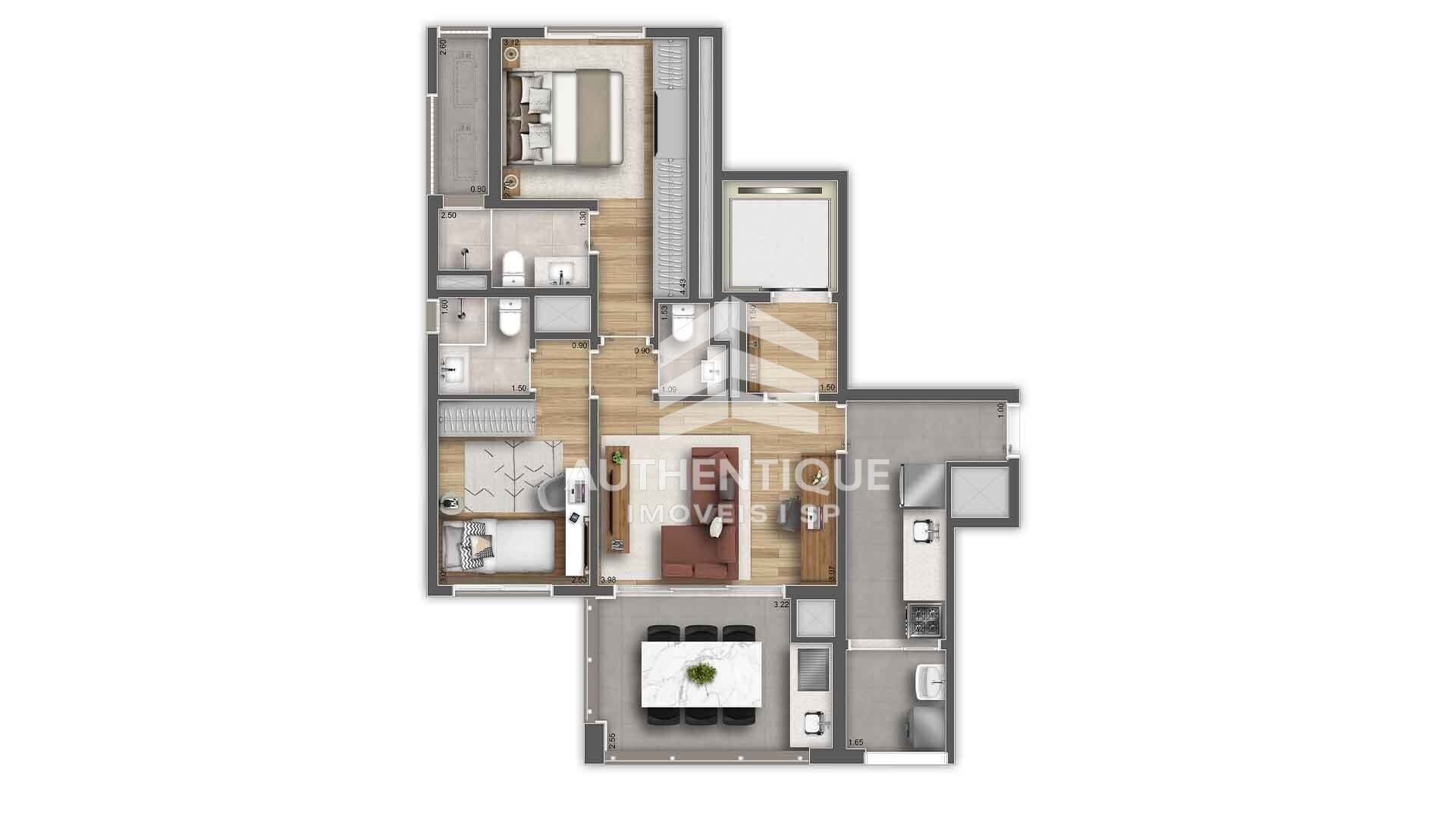 Apartamento, 2 quartos, 180 m² - Foto 15