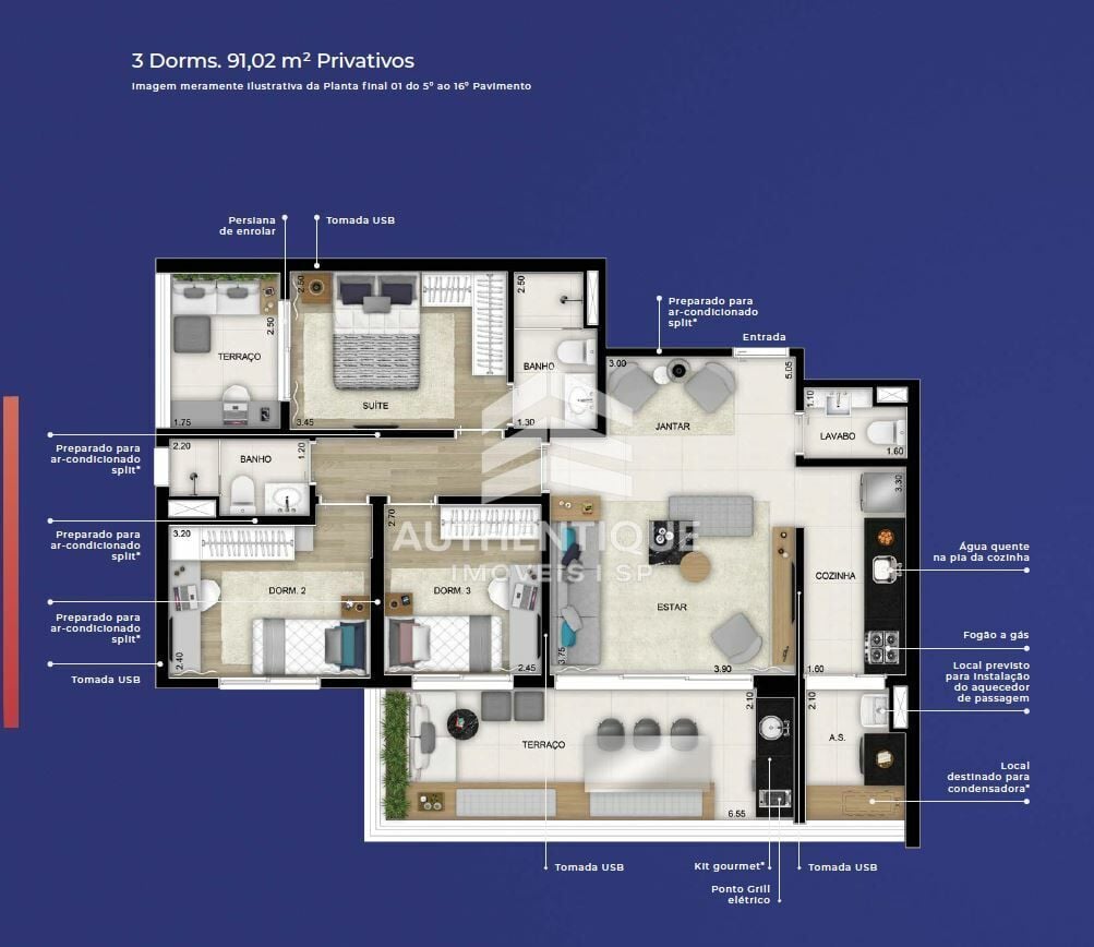 Apartamento, 2 quartos, 65 m² - Foto 23
