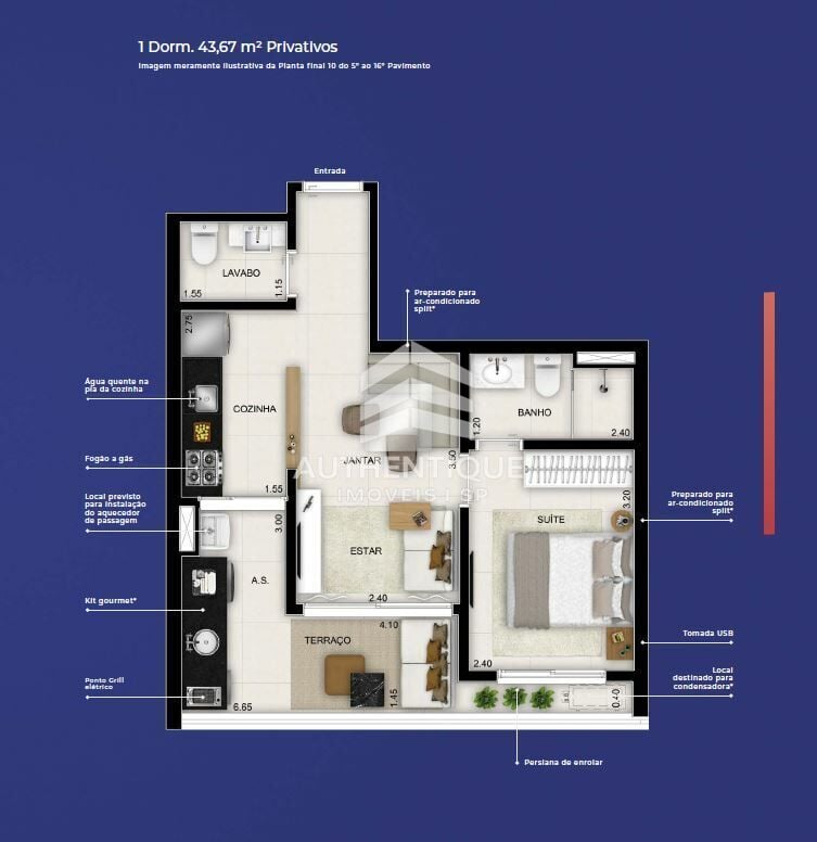 Apartamento, 2 quartos, 65 m² - Foto 21