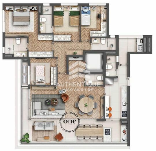 Apartamento, 4 quartos, 205 m² - Foto 24