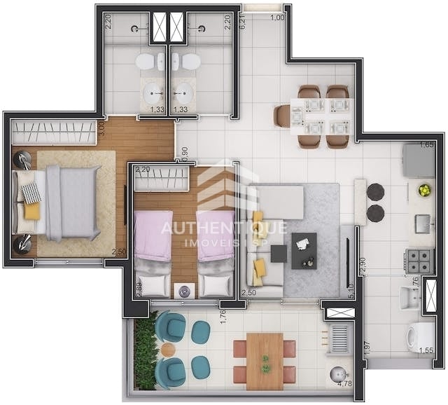Apartamento, 1 quarto, 27 m² - Foto 23
