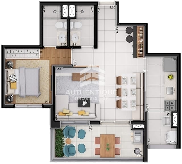 Apartamento, 1 quarto, 27 m² - Foto 25