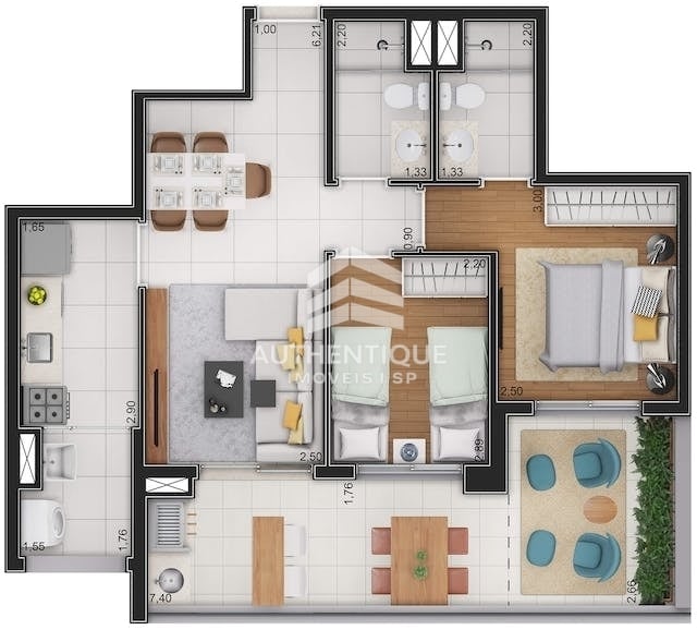 Apartamento, 1 quarto, 27 m² - Foto 28