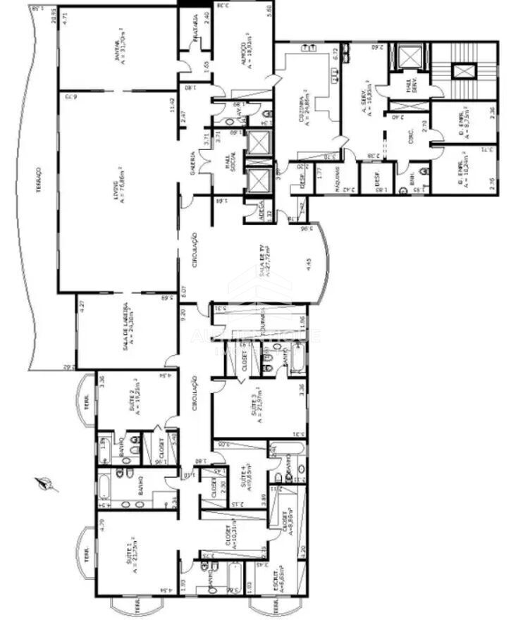Apartamento, 5 quartos, 1180 m² - Foto 33