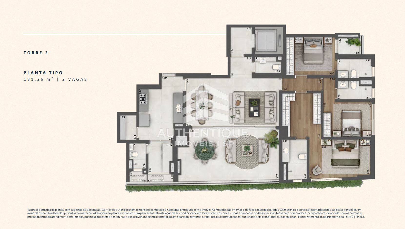 Apartamento, 3 quartos, 181 m² - Foto 9