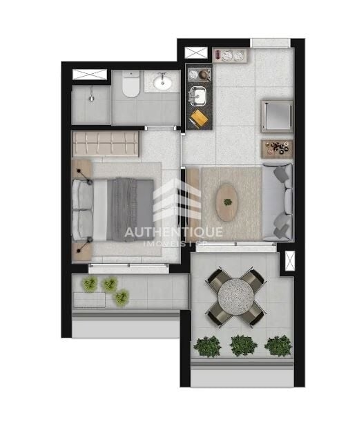 Apartamento, 1 quarto, 29 m² - Foto 6