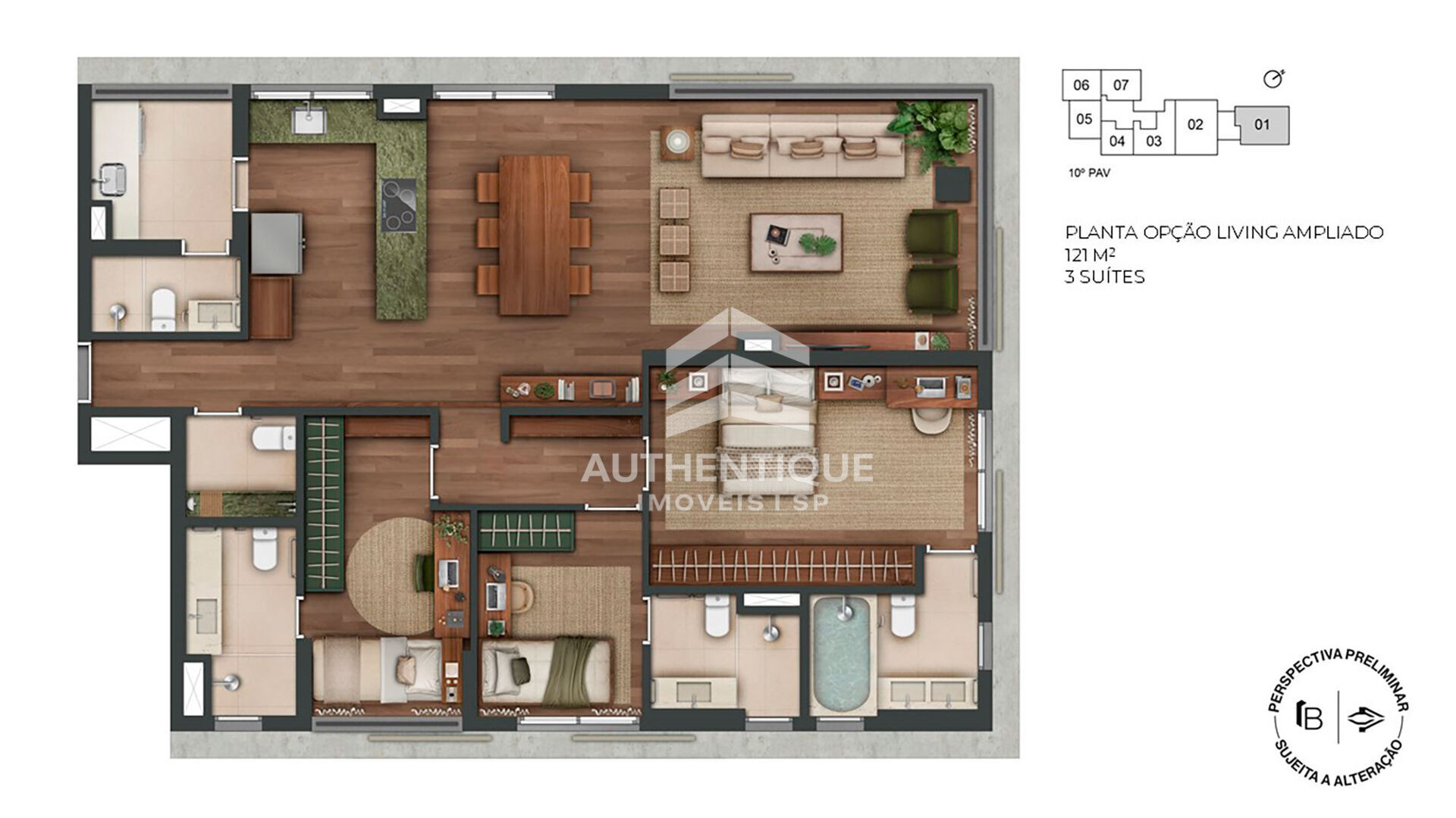 Apartamento, 1 quarto, 59 m² - Foto 19