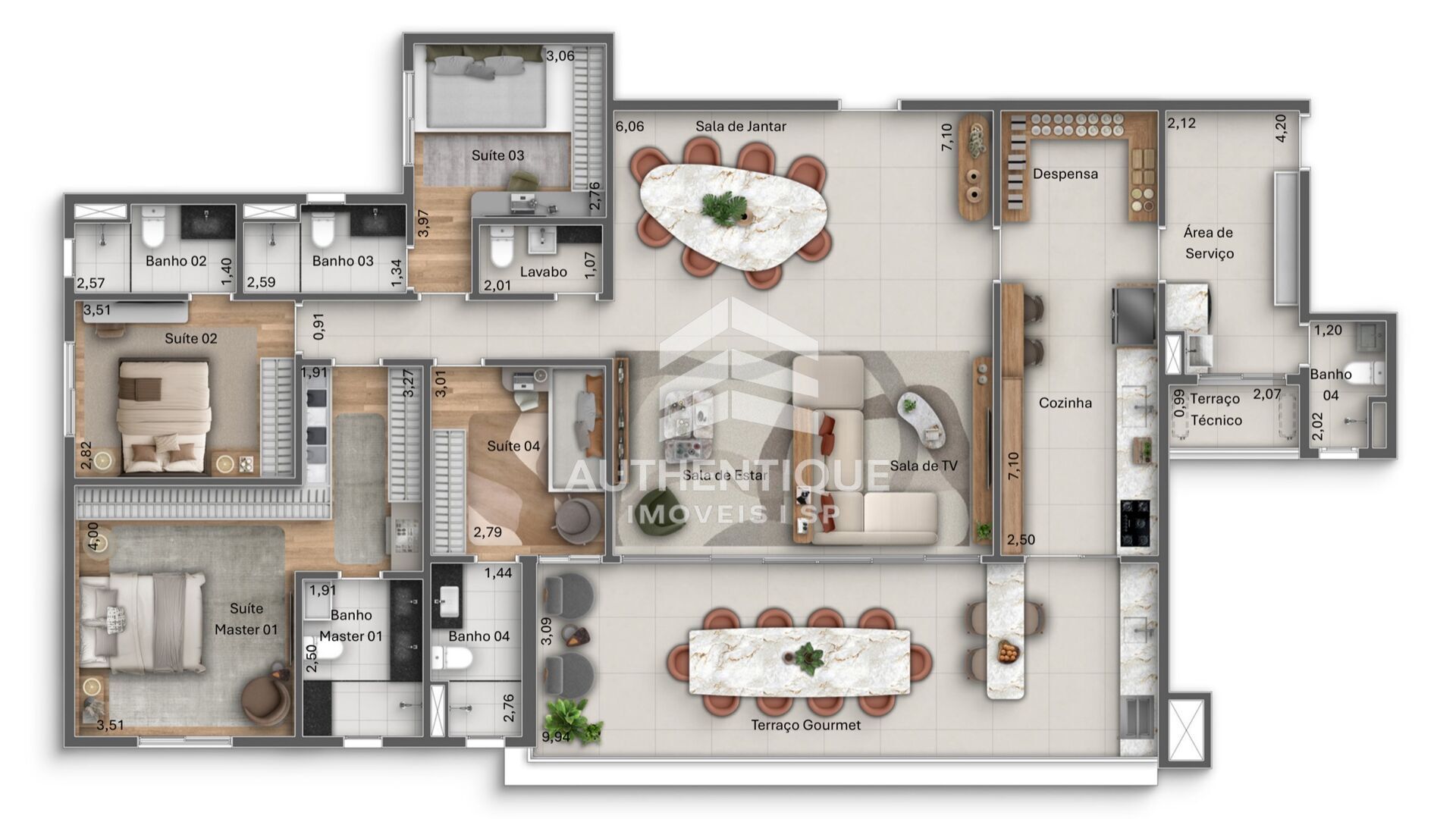Apartamento, 3 quartos, 150 m² - Foto 18