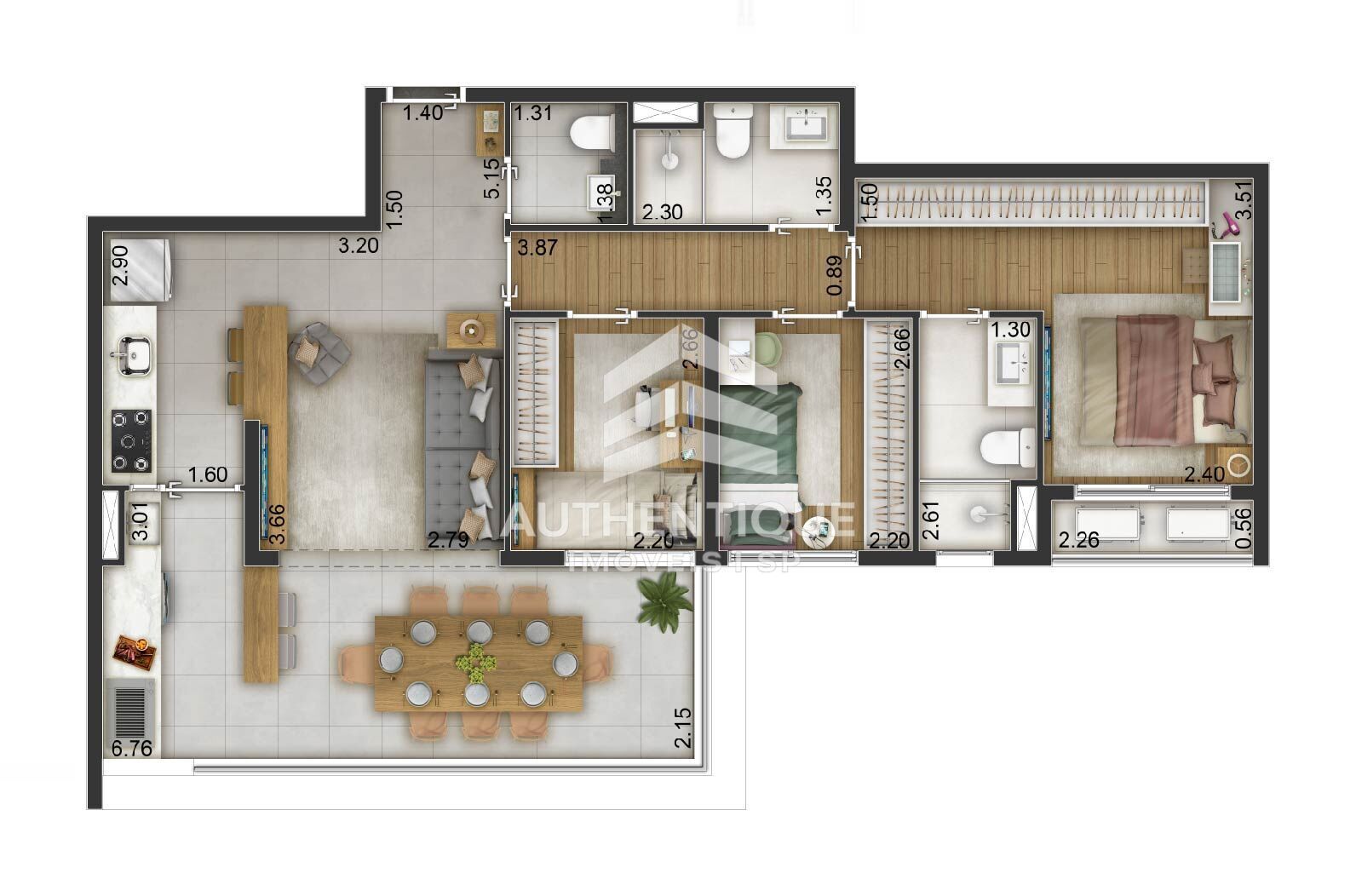 Apartamento, 1 quarto, 32 m² - Foto 18