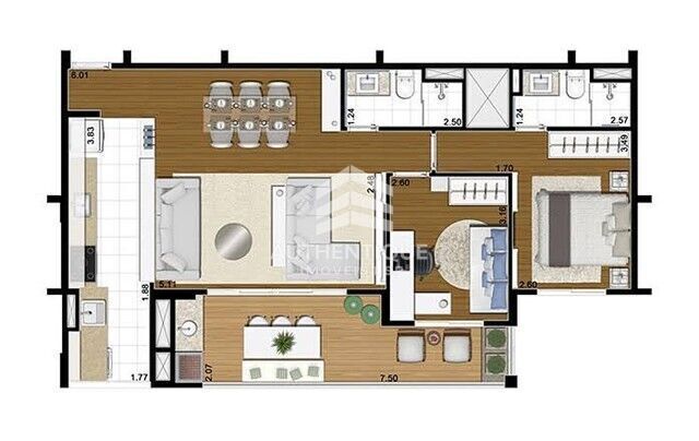 Apartamento, 3 quartos, 83 m² - Foto 26