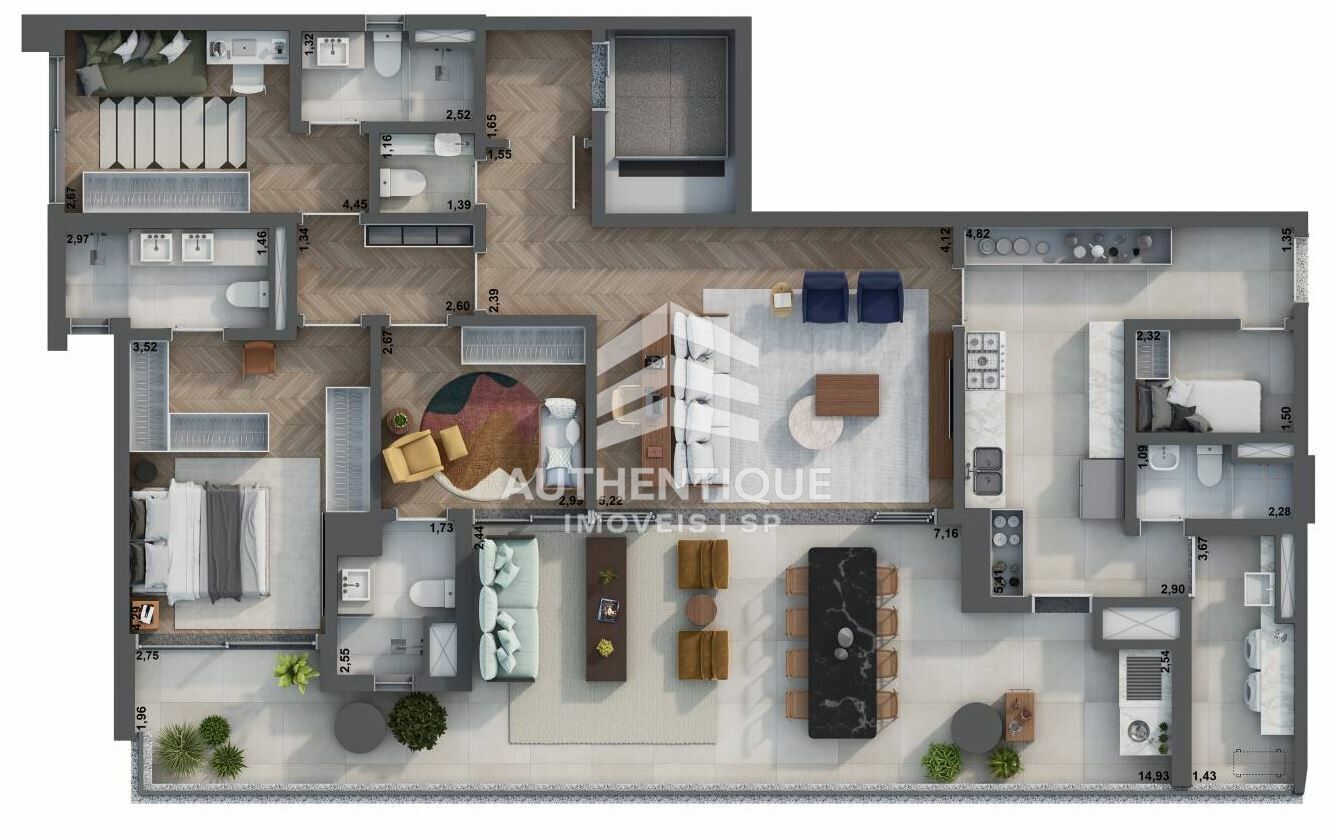 Apartamento, 3 quartos, 151 m² - Foto 47