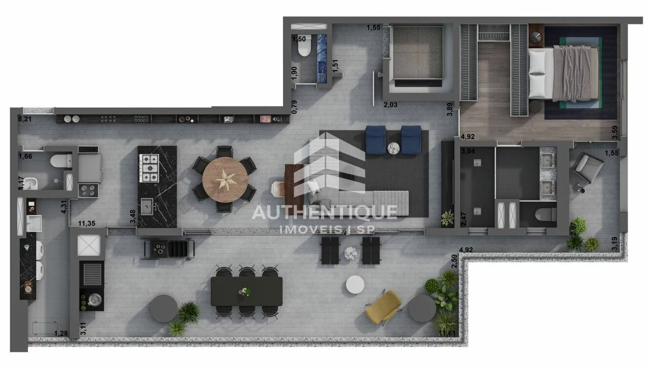 Apartamento, 3 quartos, 151 m² - Foto 44