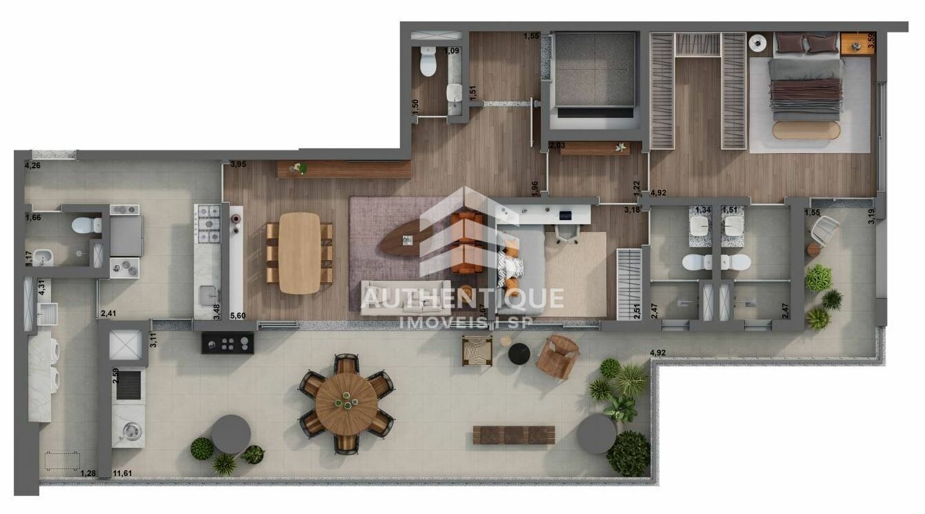 Apartamento, 3 quartos, 151 m² - Foto 45