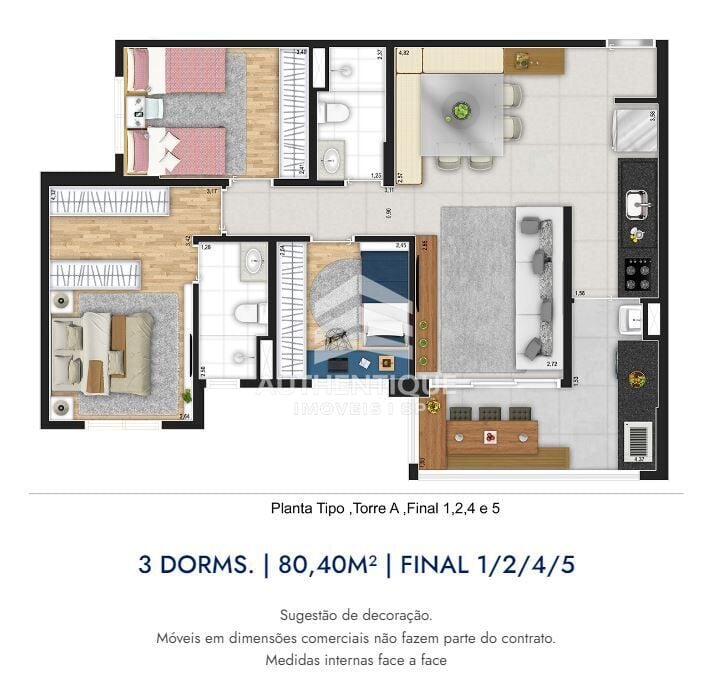 Apartamento, 3 quartos, 80 m² - Foto 13