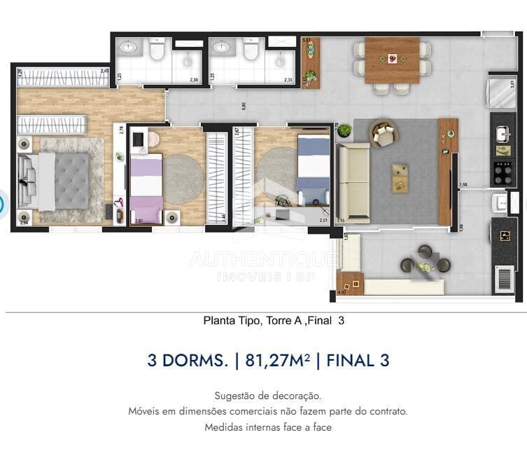 Apartamento, 3 quartos, 80 m² - Foto 14