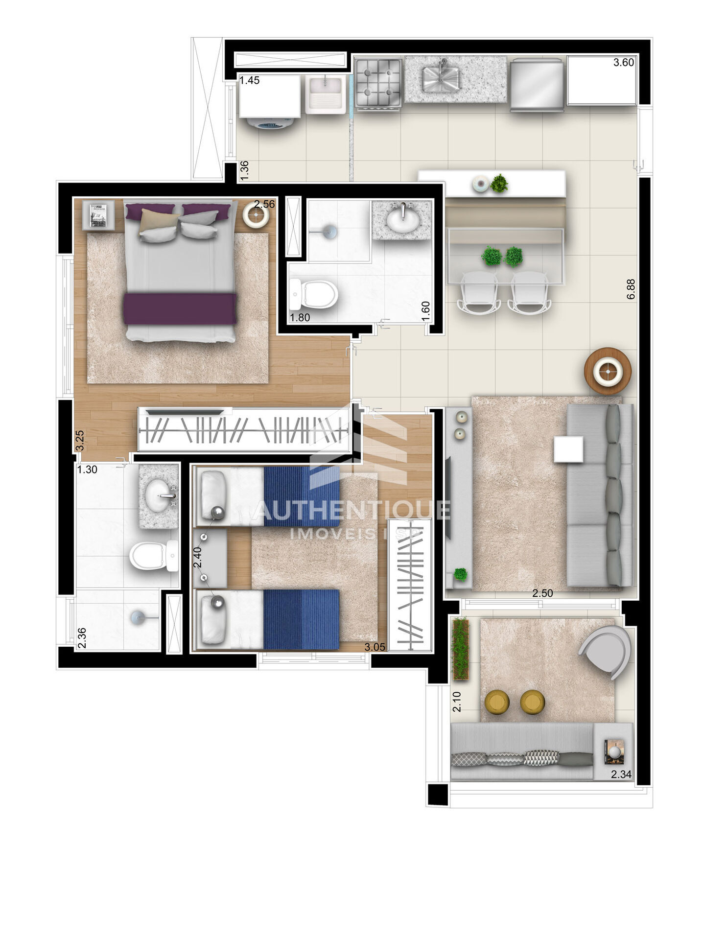Apartamento, 2 quartos, 60 m² - Foto 21