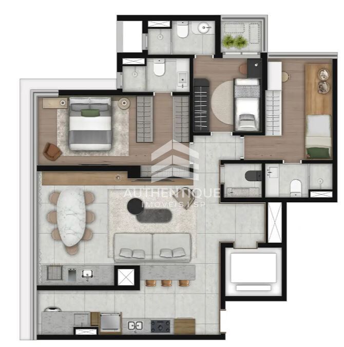 Apartamento, 2 quartos, 61 m² - Foto 22
