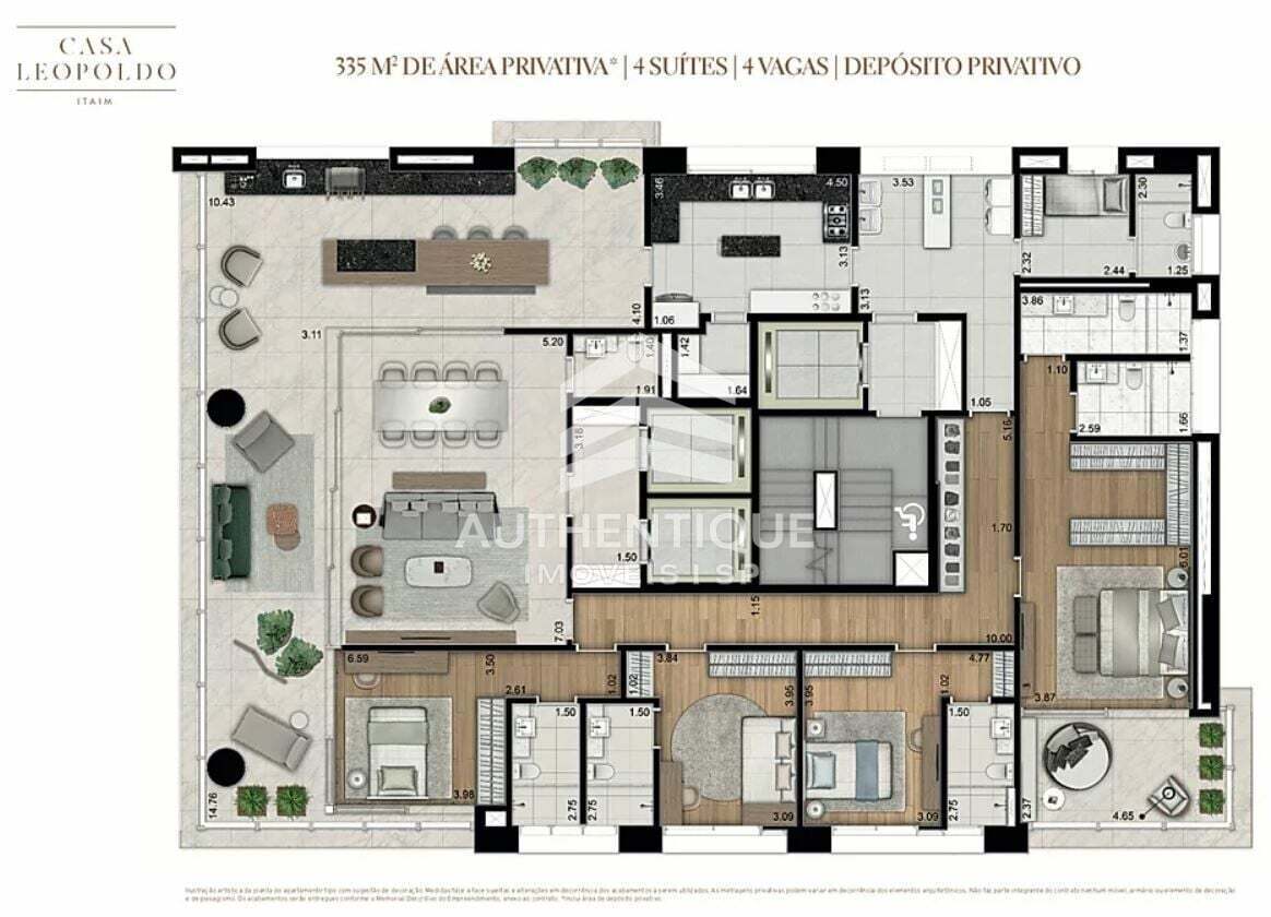 Apartamento, 4 quartos, 335 m² - Foto 31