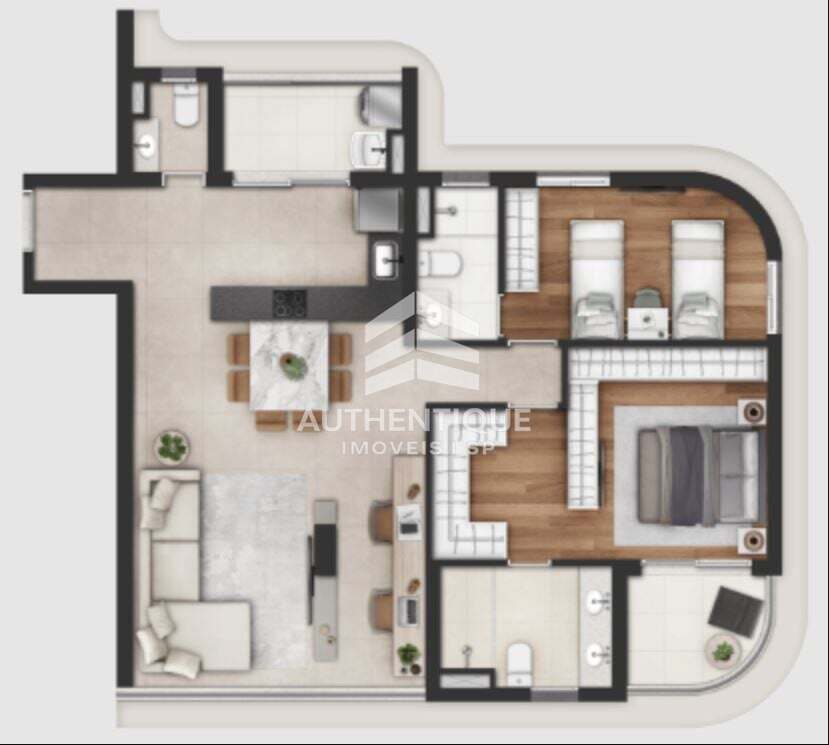 Cobertura, 1 quarto, 63 m² - Foto 49
