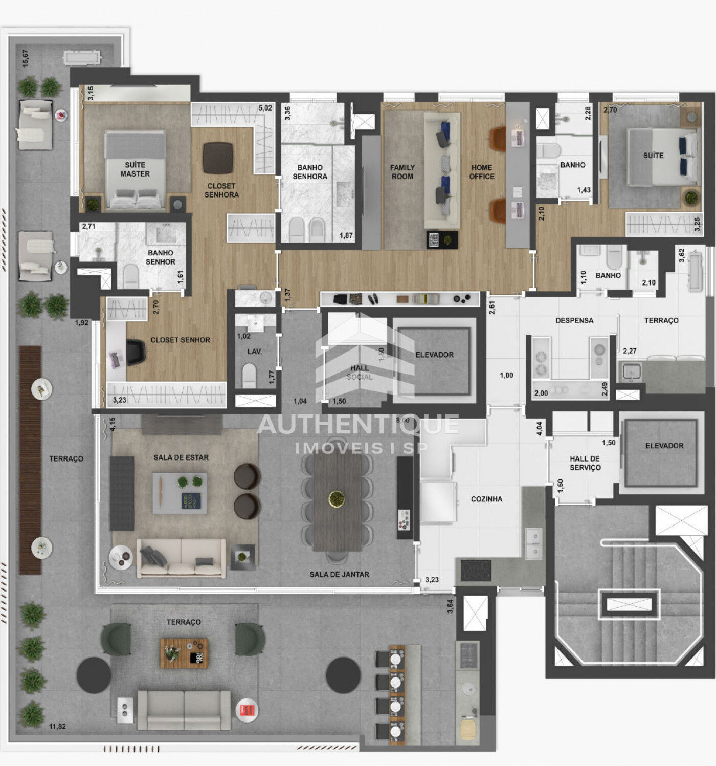 Apartamento, 4 quartos, 252 m² - Foto 30