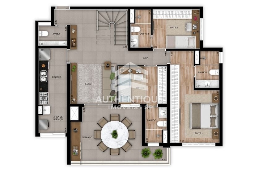 Apartamento, 3 quartos, 112 m² - Foto 11
