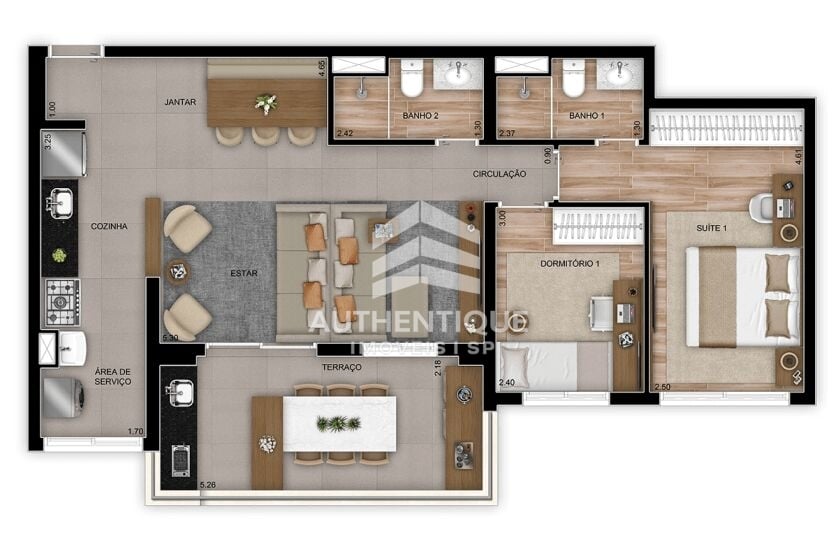 Apartamento, 3 quartos, 112 m² - Foto 6
