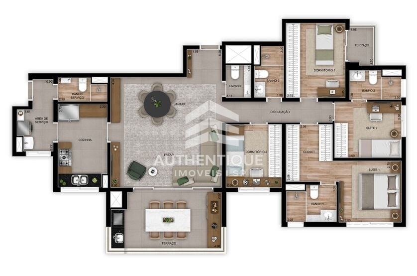 Apartamento, 3 quartos, 112 m² - Foto 5