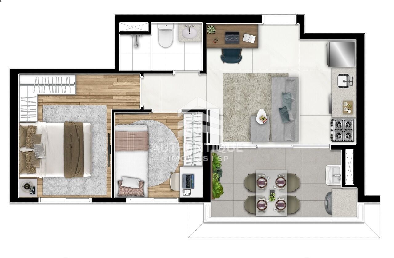 Apartamento, 2 quartos, 41 m² - Foto 46