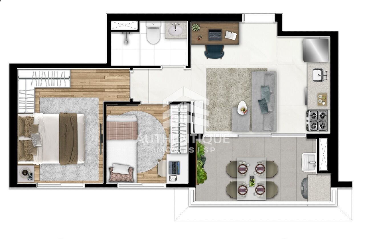 Apartamento, 2 quartos, 41 m² - Foto 46