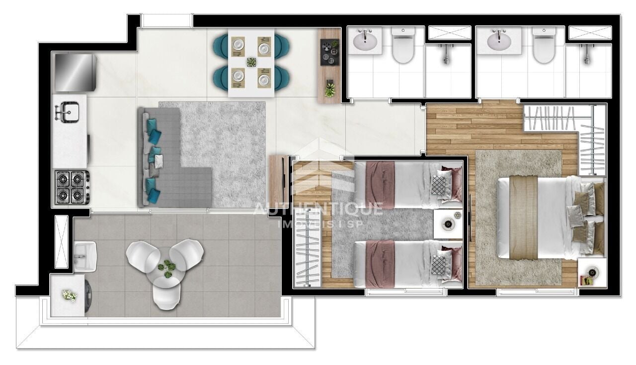 Apartamento, 2 quartos, 41 m² - Foto 47